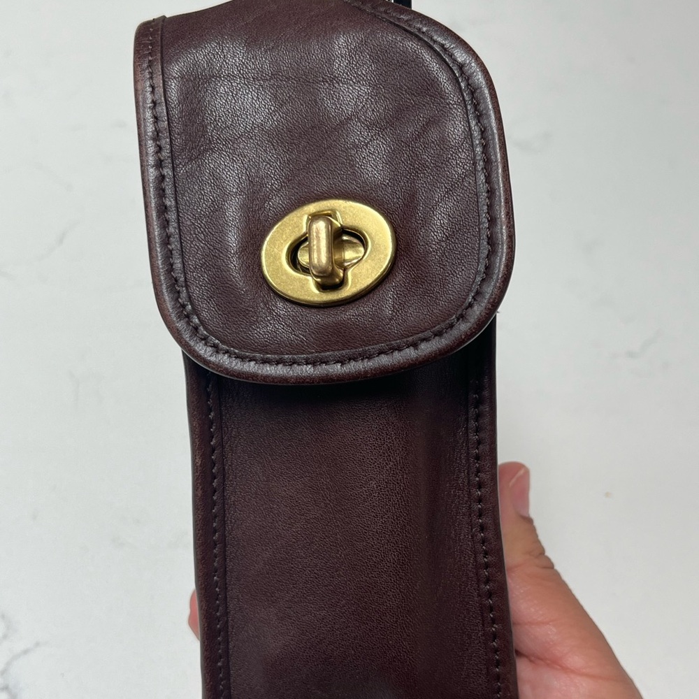 Coach vintage cell phone holder